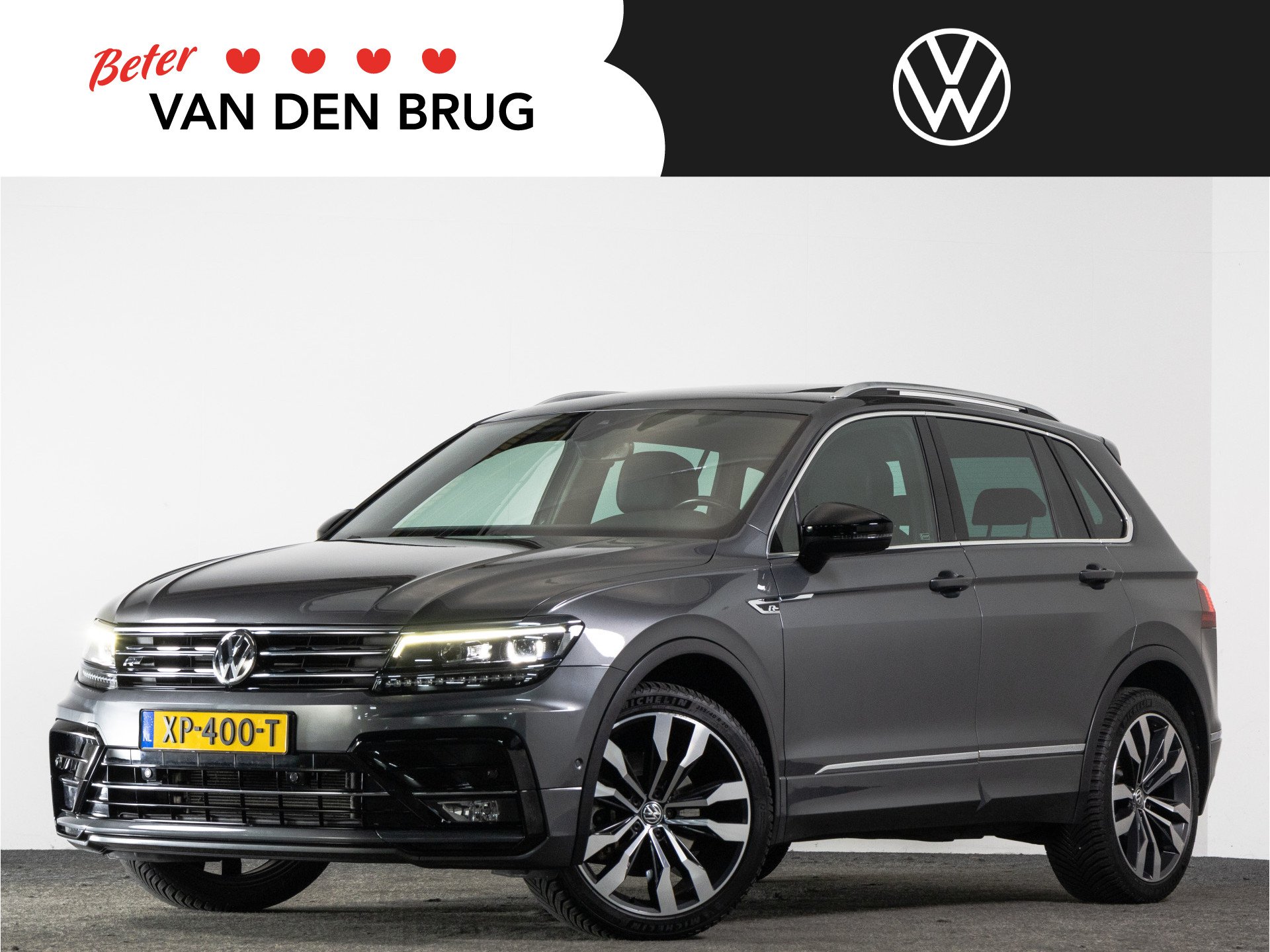 Volkswagen Tiguan R-LINE 2.0 TSI 190 PK 4 MOTION | LED PLUS | PANORAMADAK | KEYLESS | TREKHAAK | ADAPTIEVE CRUISE CONTROL |