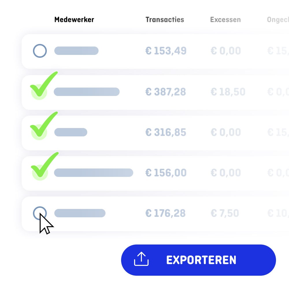 Data exporteren persoonsniveau