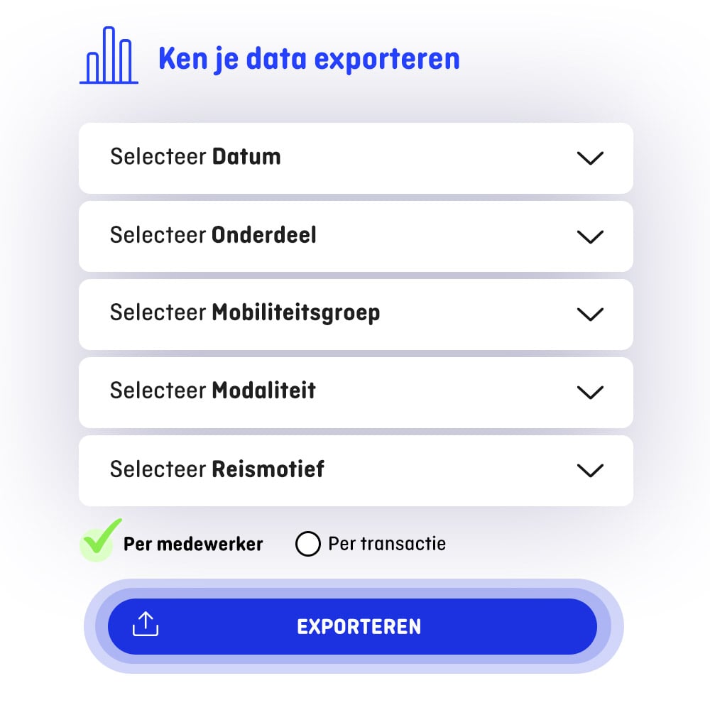 Ken je data exporteren